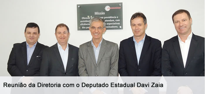 Reunião da Diretoria com Deputado Estadual Davi Zaia