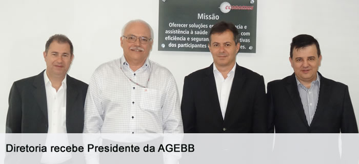 Diretoria recebe presidente da AGEBB