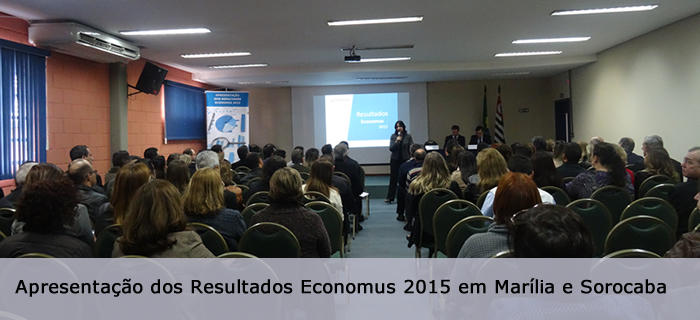 Apresentação dos Resultados Economus 2015 em Marília e Sorocaba