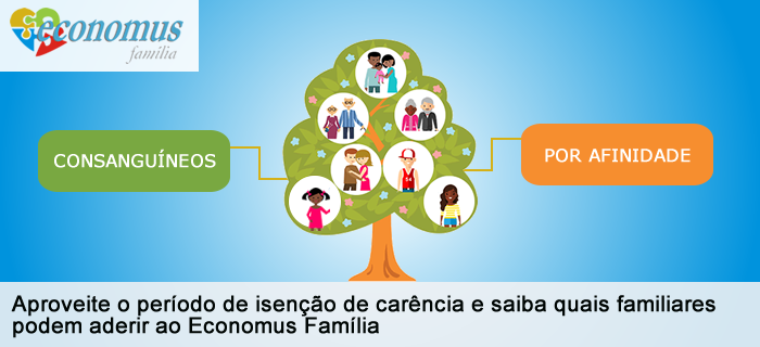 Aproveite o período de isenção de carência e saiba quais familiares podem aderir ao Economus Família