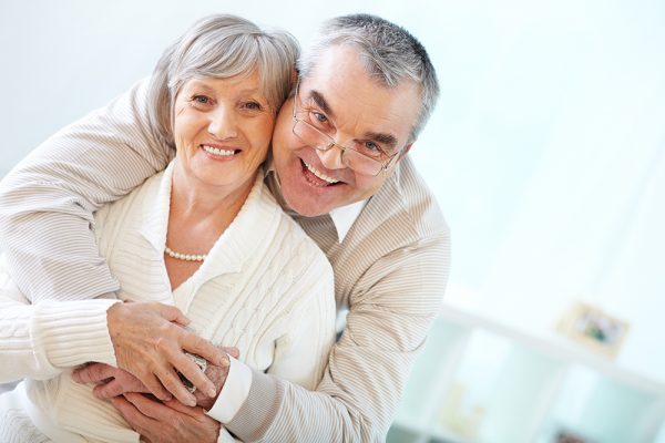 Affectionate seniors