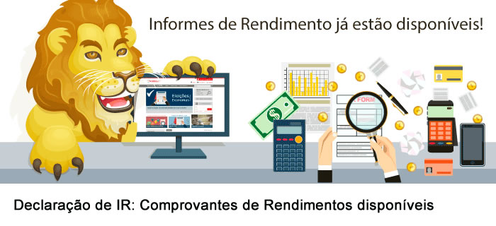 Declaração de Imposto de Renda: Comprovantes de Rendimentos já estão disponíveis