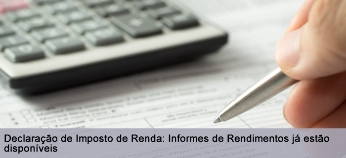 Declaração de Imposto de Renda:Informes de Rendimentos já estão disponíveis