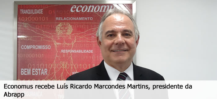 Economus recebe presidente da Abrapp